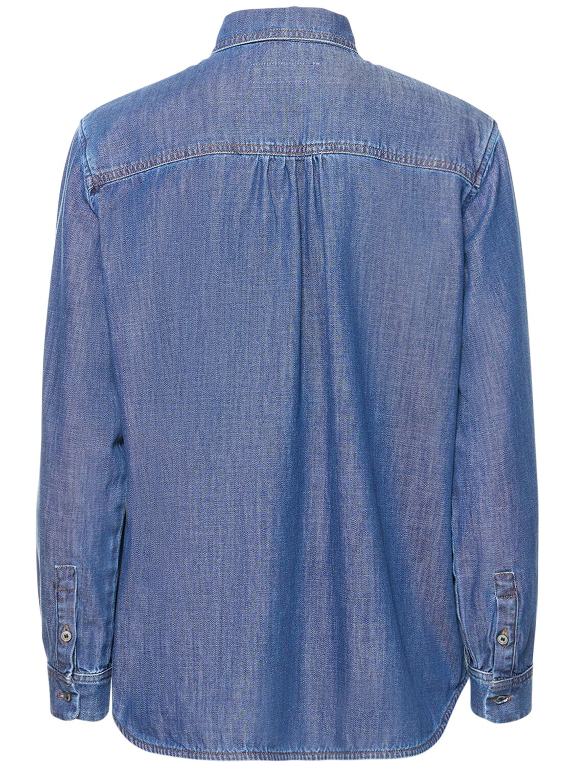 Shop Weekend Max Mara Berard Classic Cotton Denim Shirt