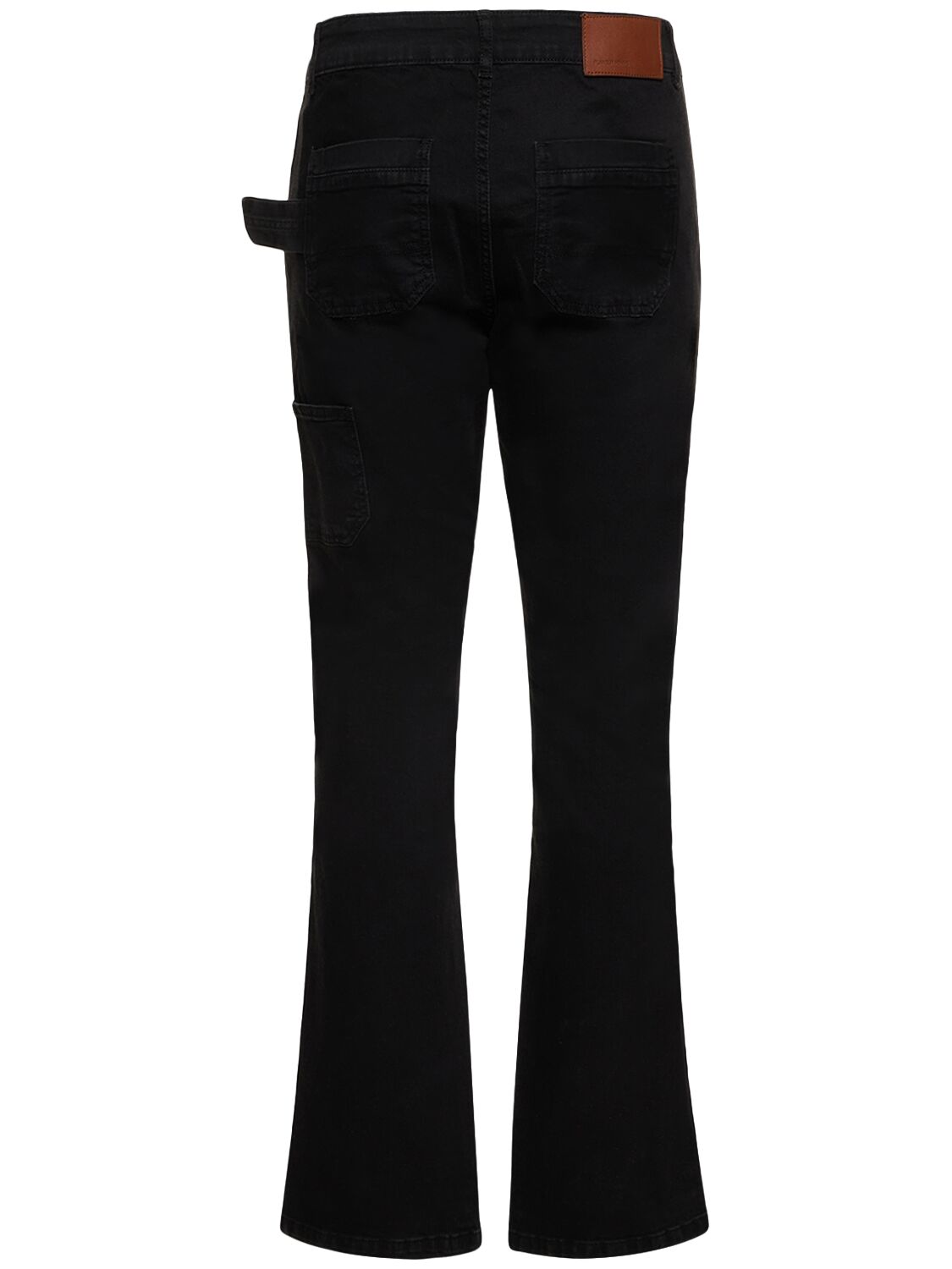 Shop Flâneur Carpenter Flared Jeans In Black