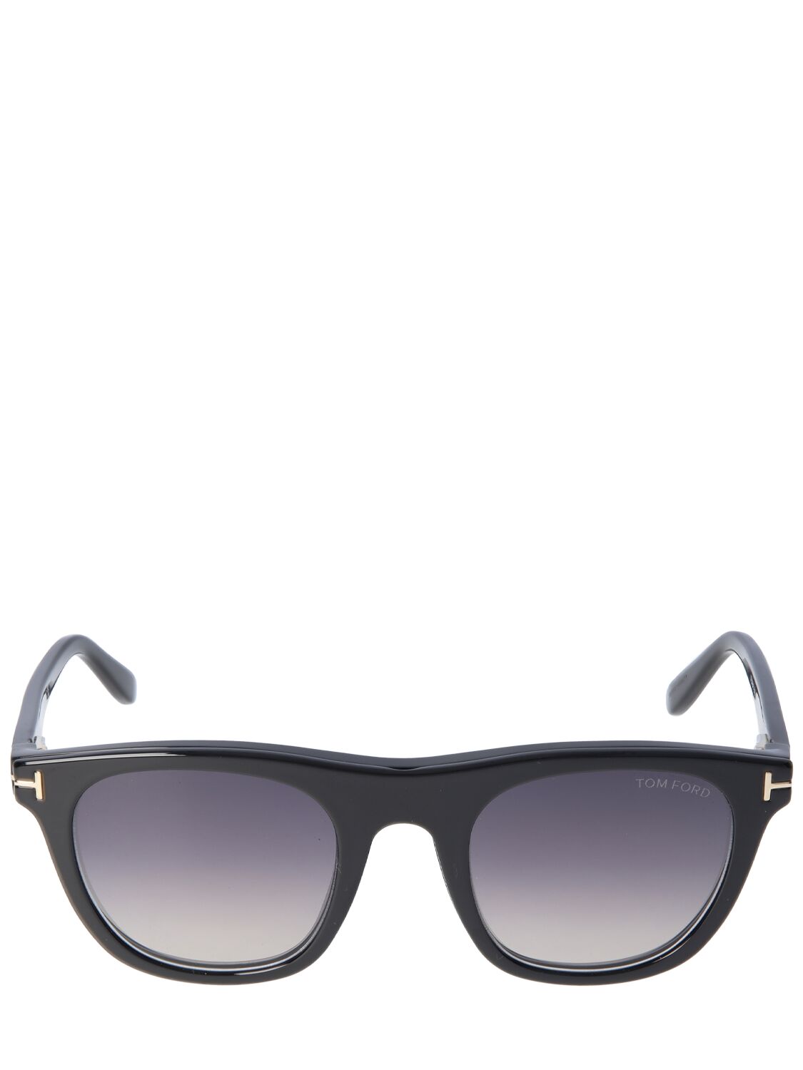 Tom Ford Ft5895-b Clip-on Acetate Sunglasses In Black