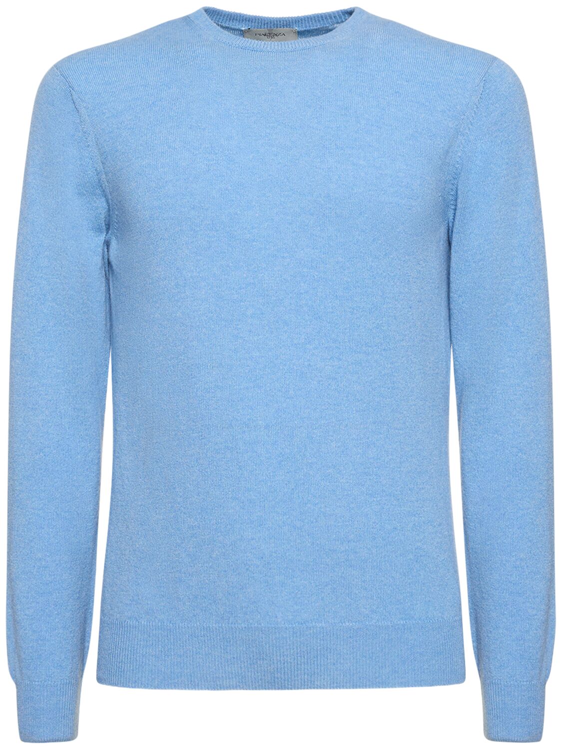 Piacenza Cashmere Cashmere Knit Sweater In Light Blue