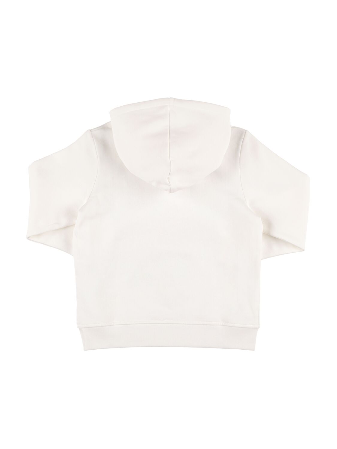 Shop Stella Mccartney Printed Organic Cotton Hoodie Sweatshirt In White