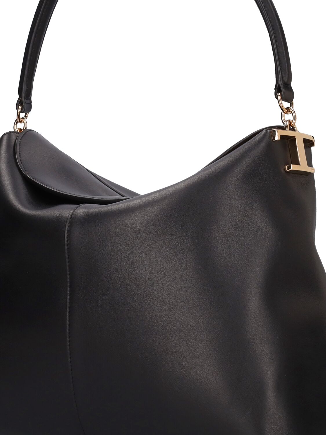 Shop Tod's Small Tst Messenger Zip Tote Bag In Black
