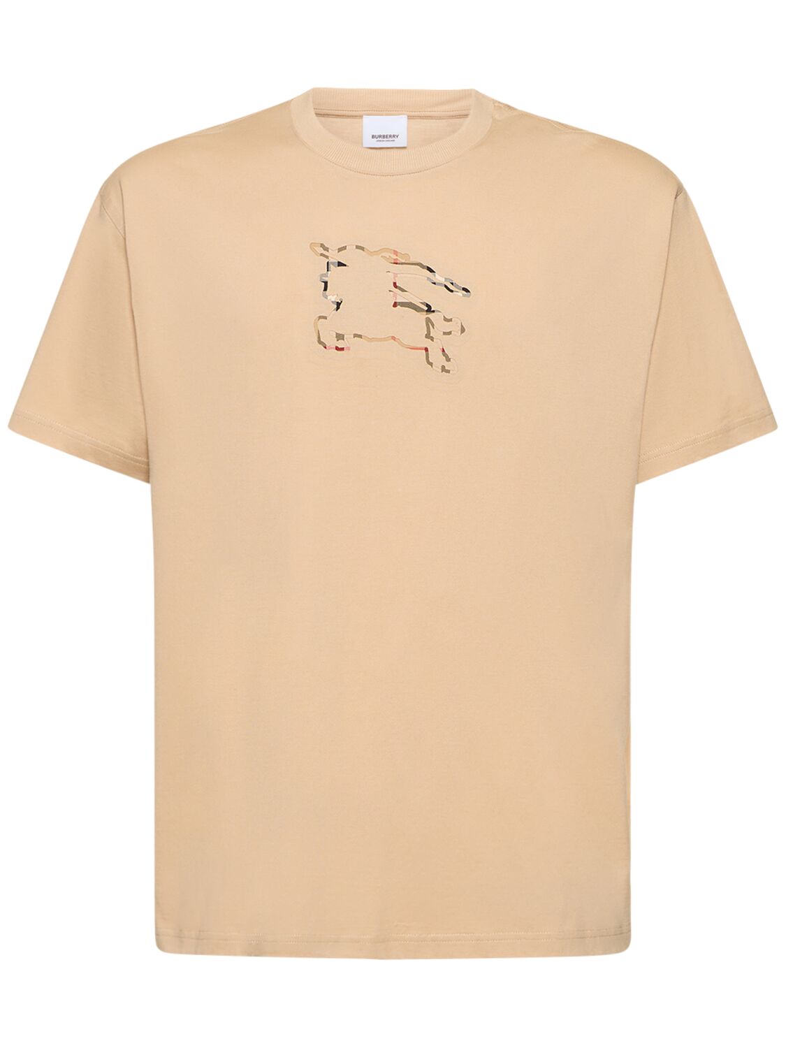 Shop Burberry Padbury Relaxed Fit Jersey T-shirt In Soft Fawn