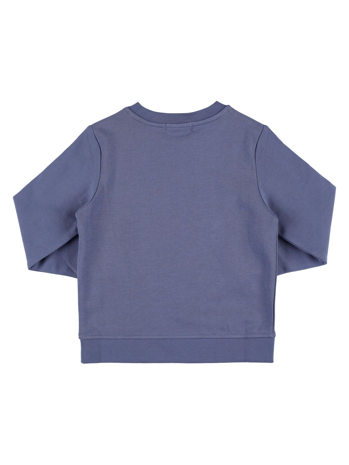 Shop Stella Mccartney Sun Print Organic Cotton Sweatshirt In Blue