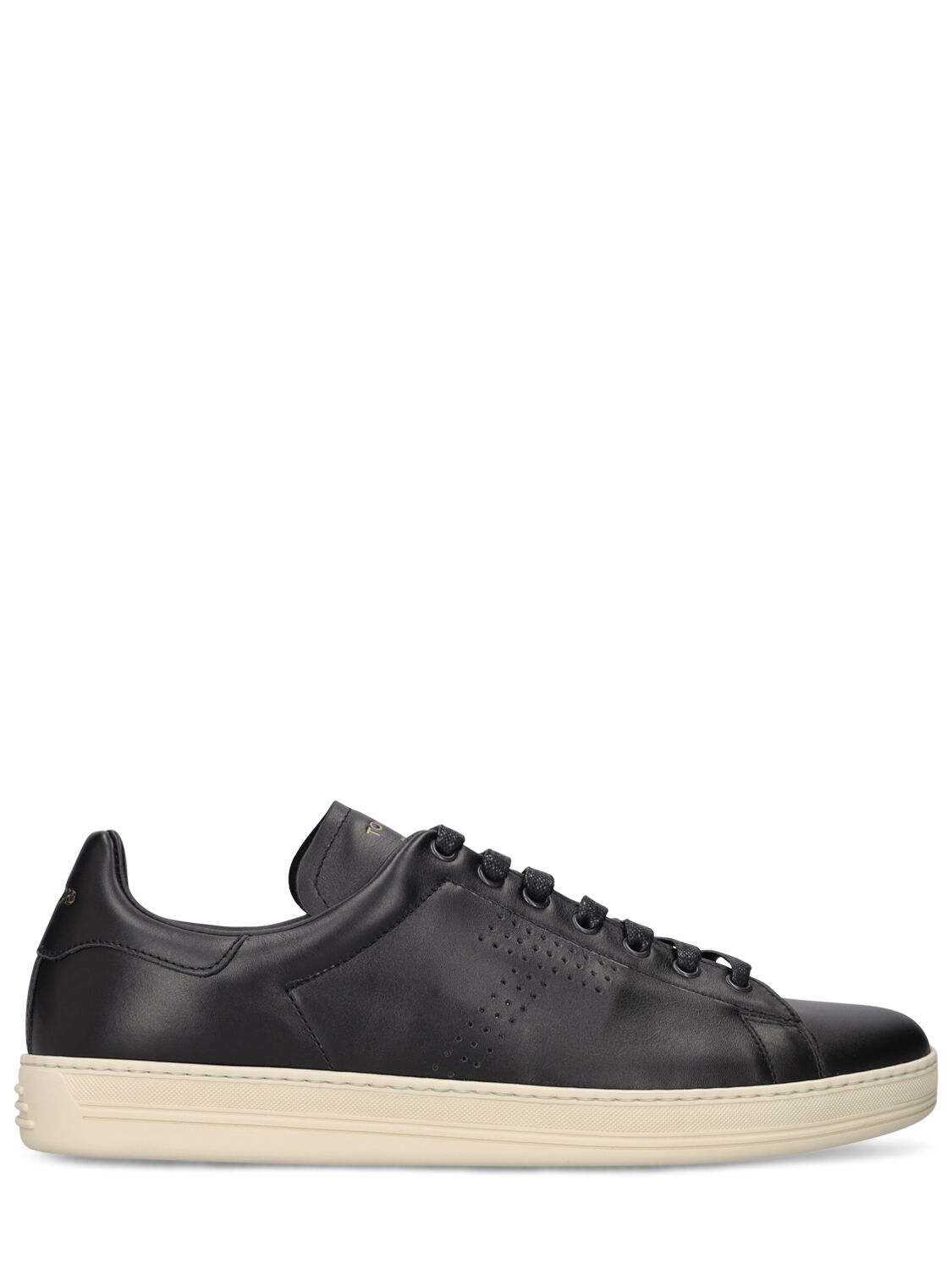 Tom Ford Warwick Low Top Sneakers In Black,off White