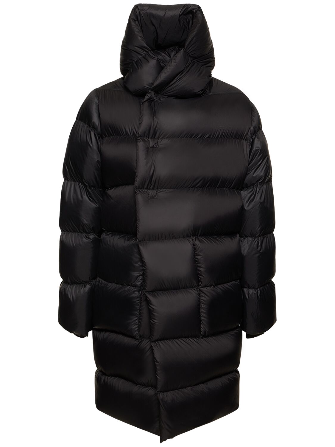 Image of Liner Hooded Long Down Jacket