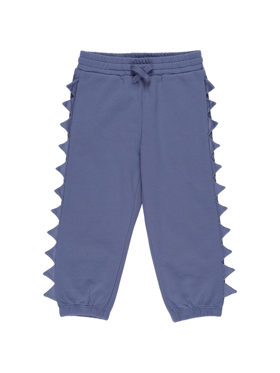 Stella Mccartney Kids' Organic Cotton Trousers In Blue