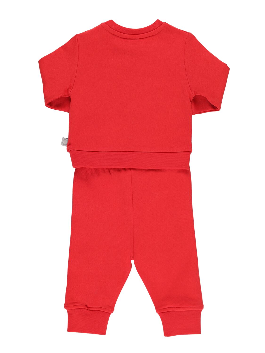 Shop Stella Mccartney Organic Cotton Sweatshirt & Sweatpants In Red
