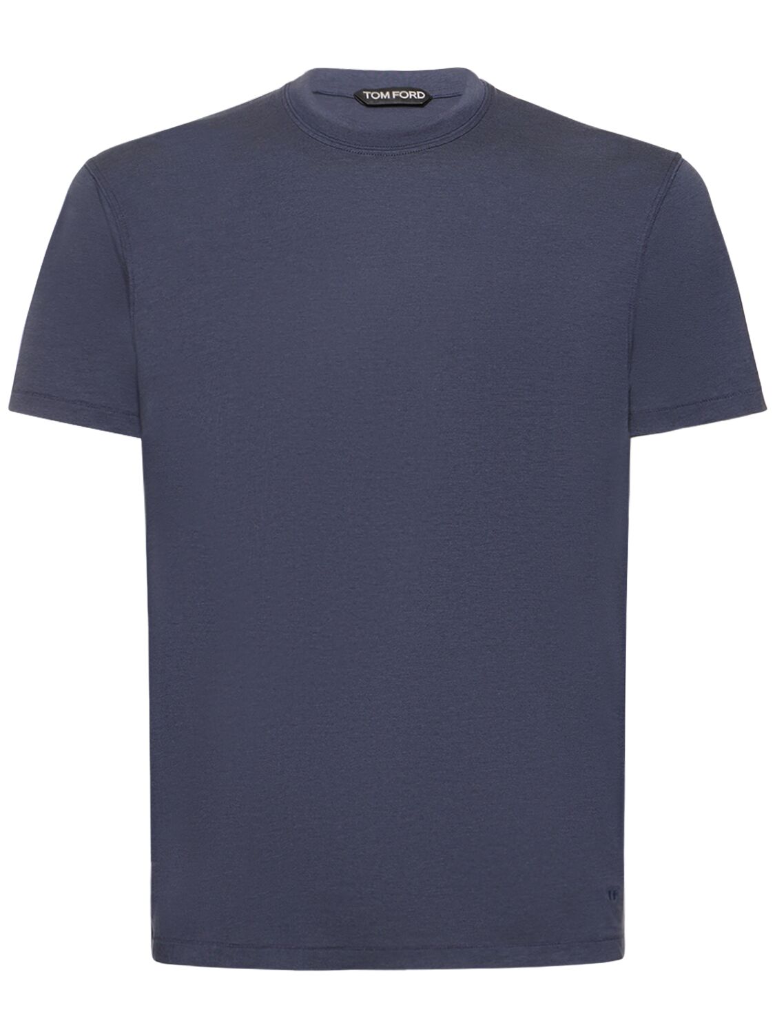 TOM FORD Lyocell & Cotton S/s Crewneck T-shirt