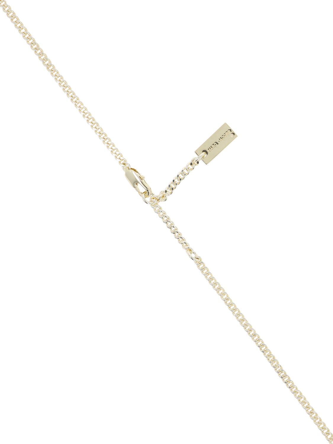 Shop Marc Jacobs The Tote Bag Pendant Necklace In Gold