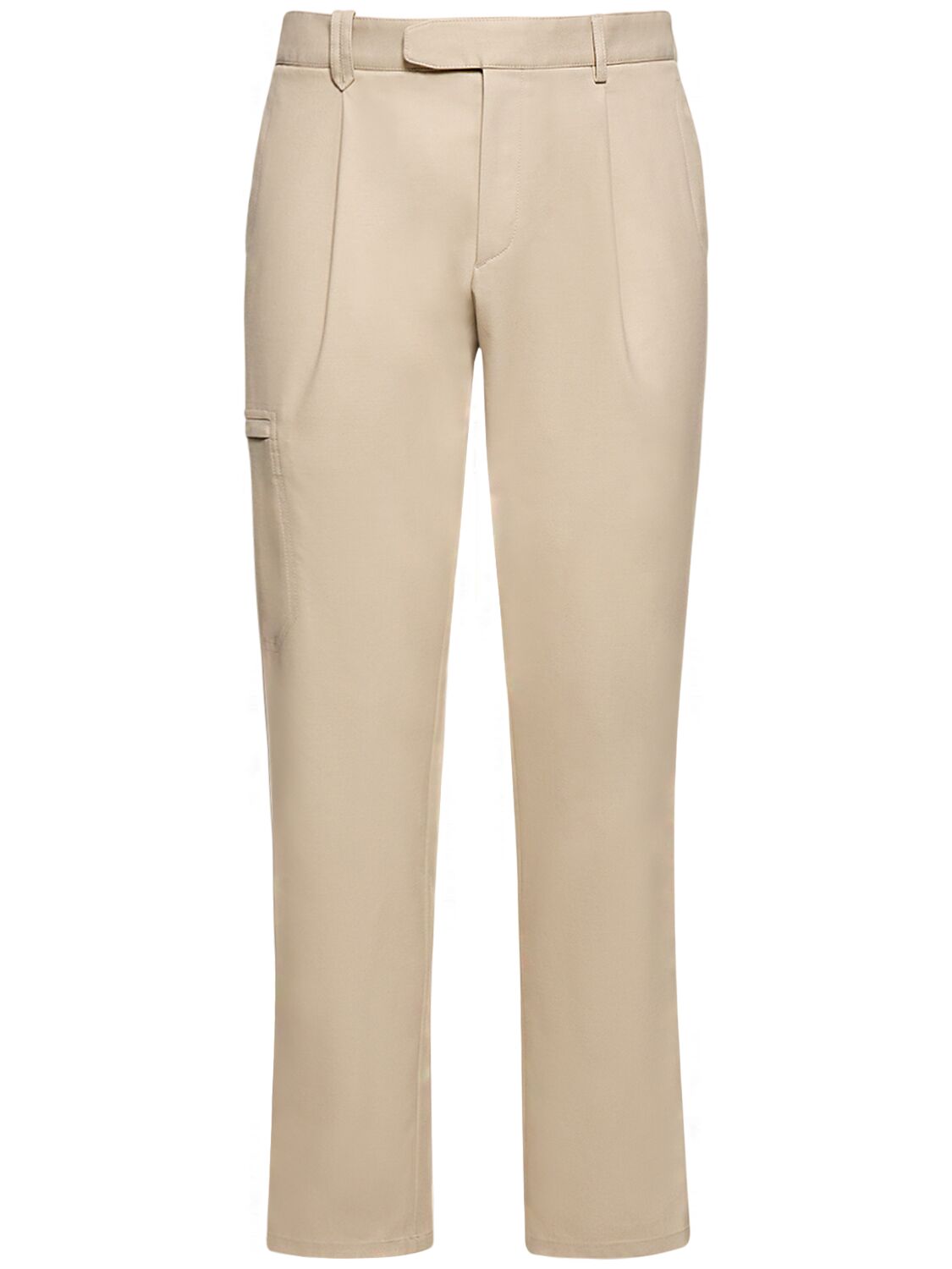 Image of Dolomite Stretch Cotton & Wool Pants