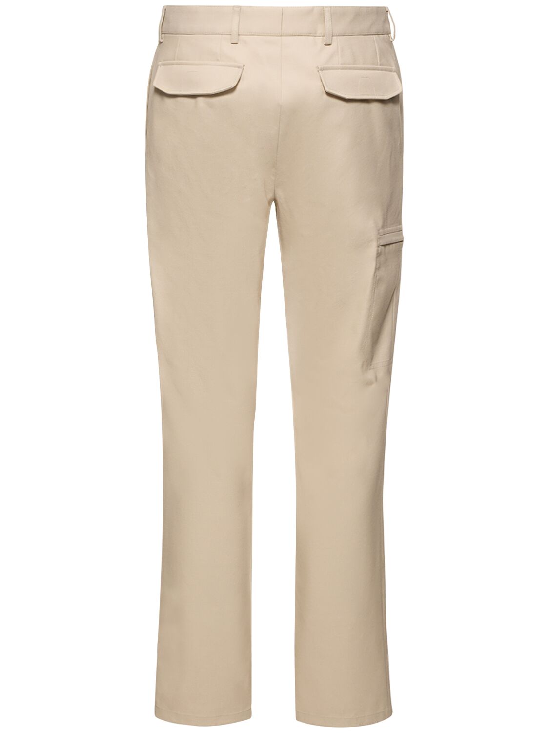 Shop Brioni Dolomite Stretch Cotton & Wool Pants In Beige