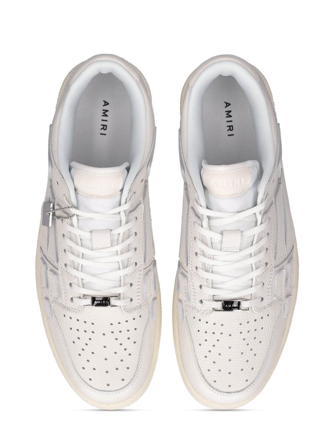 Shop Amiri Skel Low Top Sneakers In White