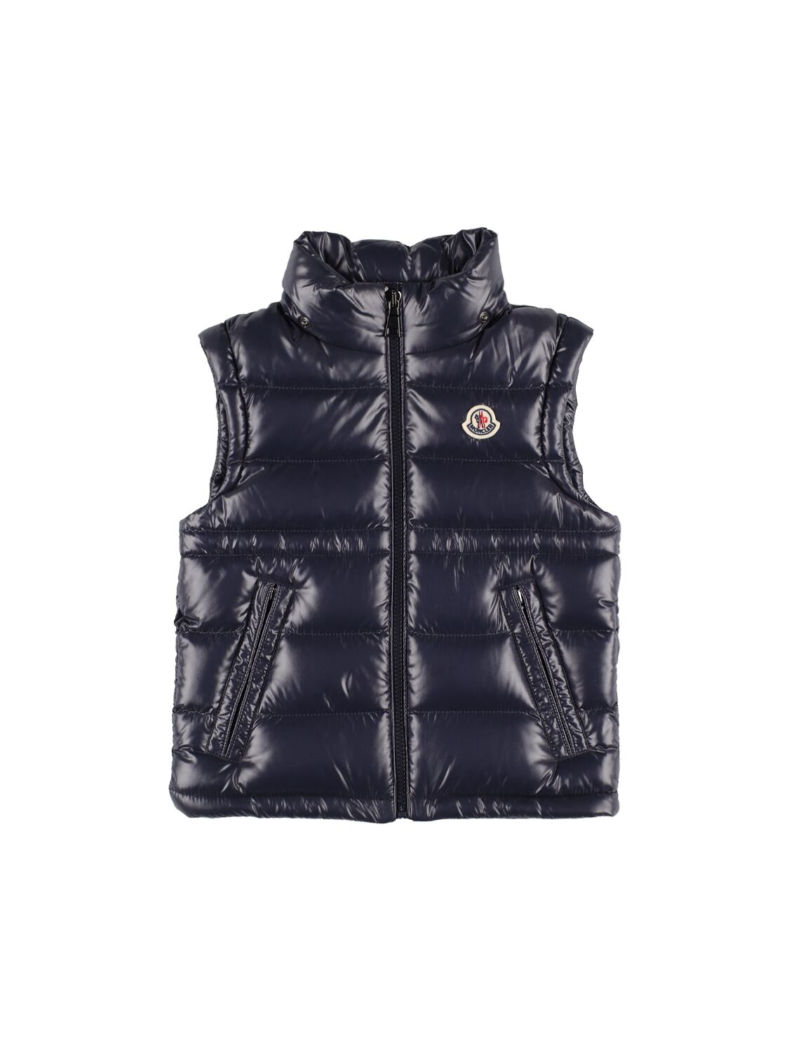 Shop Moncler Ania Down Vest In Navy