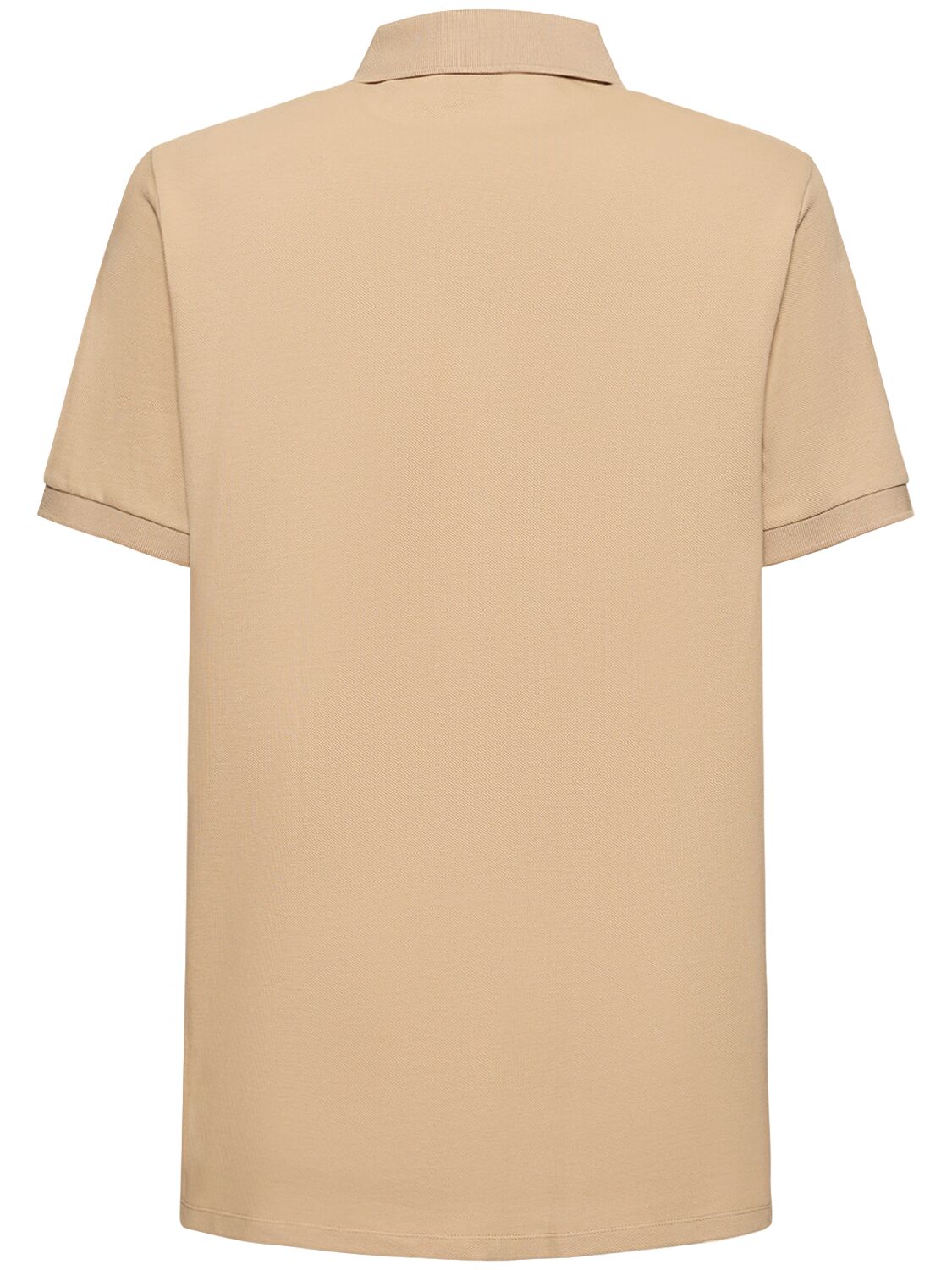 Shop Burberry Winslow Printed Logo Core Fit Polo In Soft Fawn