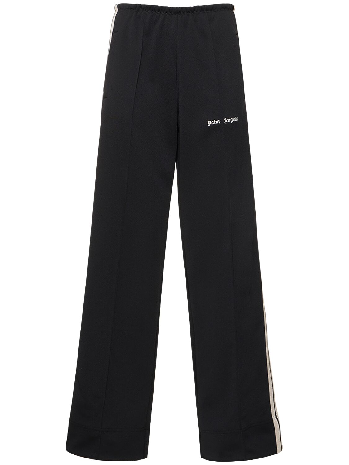 Shop Palm Angels Classic Loose Tech Track Pants In Black