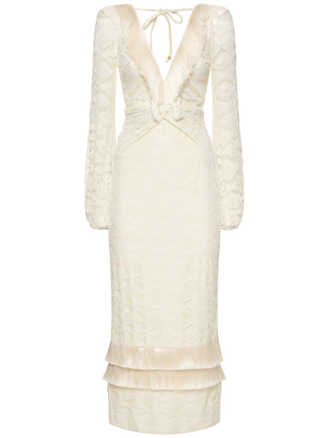 Patbo Crochet Maxi Dress In White