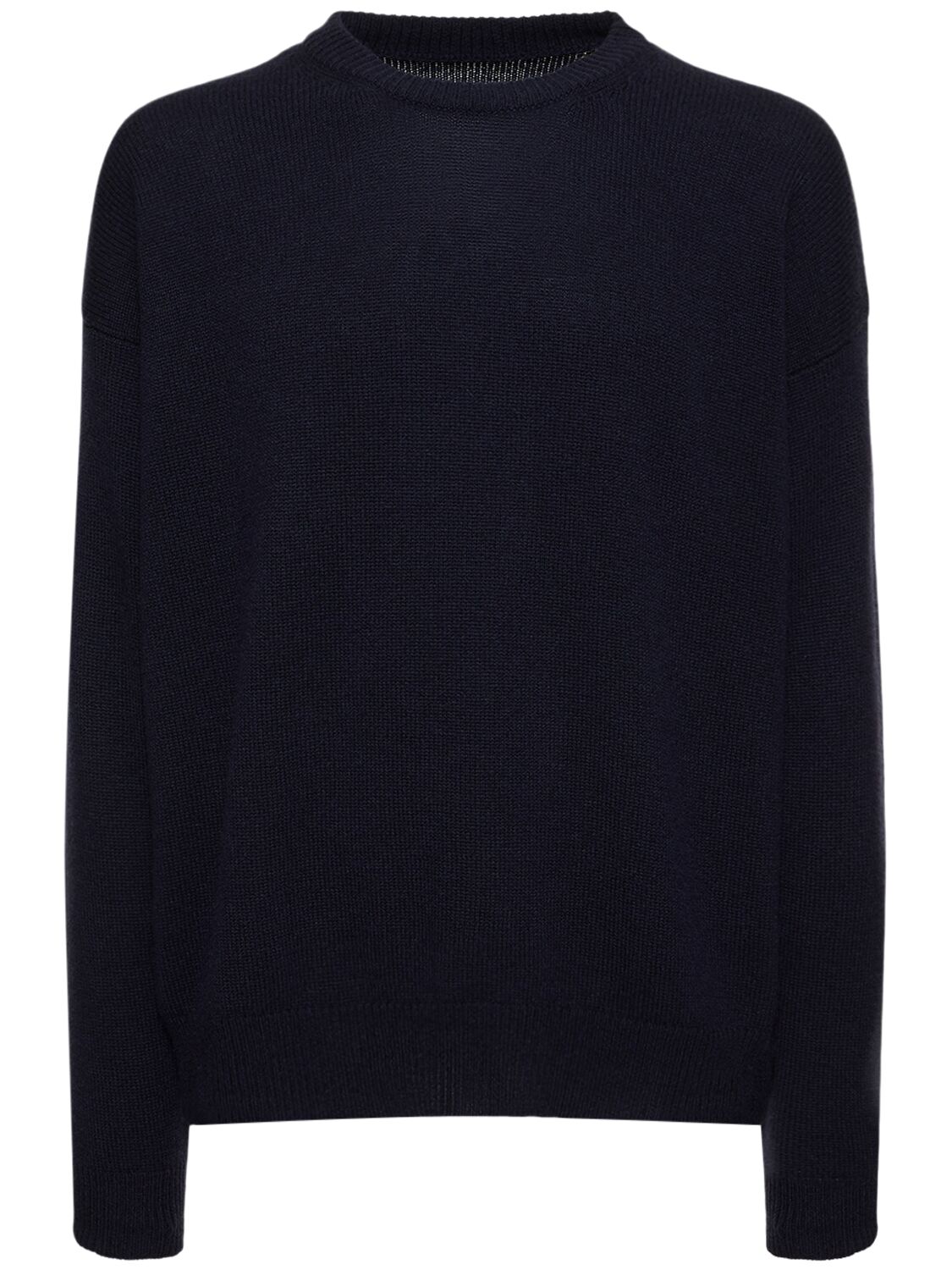 Jil Sander Boxy Cashmere Sweater In Black