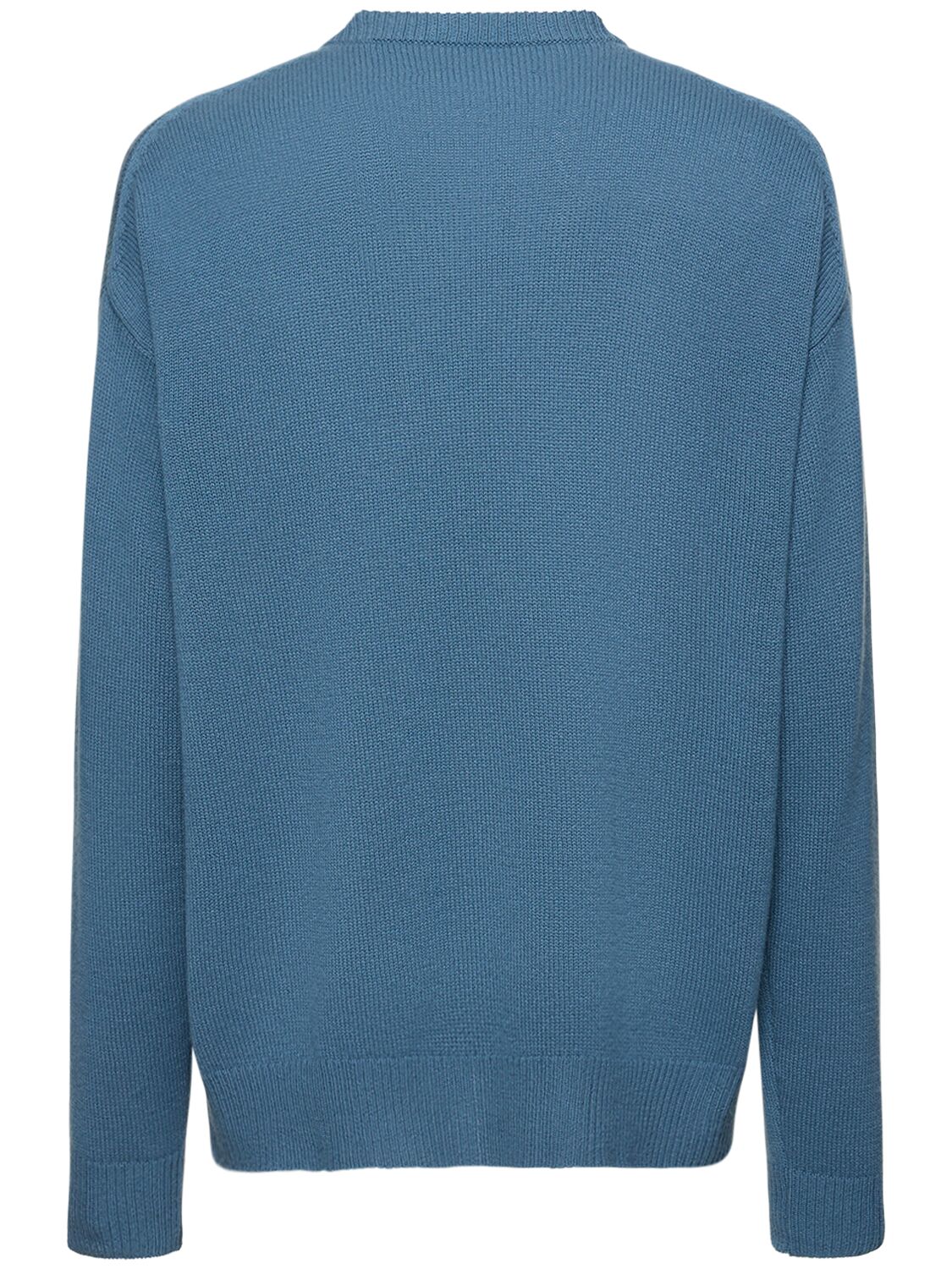 Shop Jil Sander Boxy Cashmere Sweater In Ocean Blue
