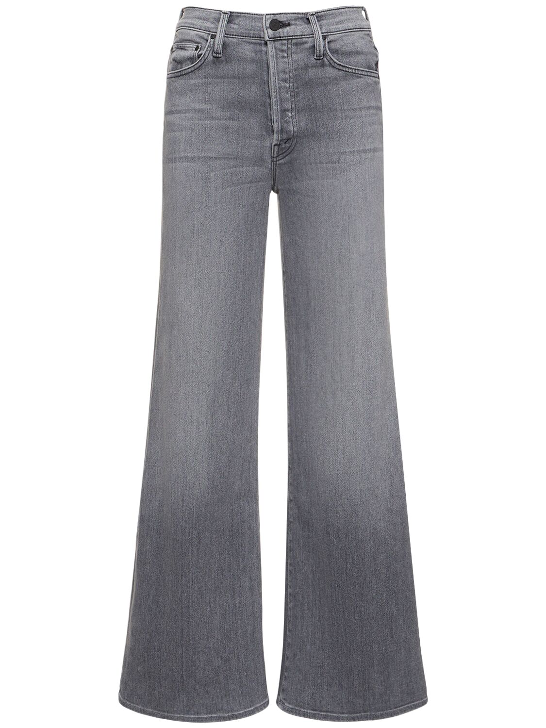 MOTHER THE TOMCAT ROLLER MID RISE COTTON JEANS