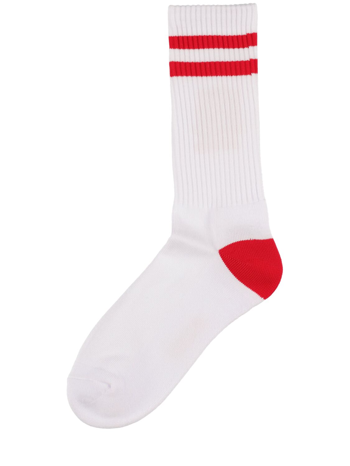 Shop Amiri Ma Tube Socks In White,red