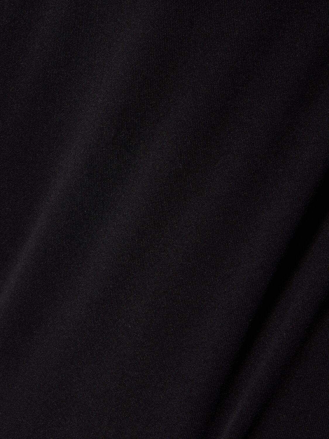 Shop Helmut Lang Cutout Seamless Viscose Midi Dress In Black
