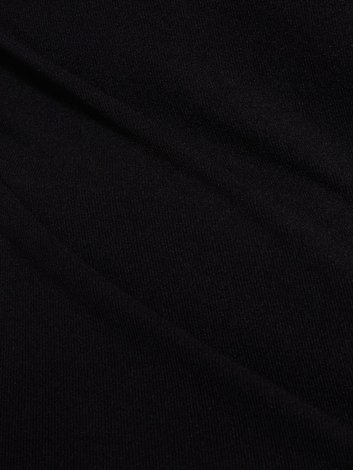 Shop Helmut Lang Viscose Cutout Seamless Top In Black