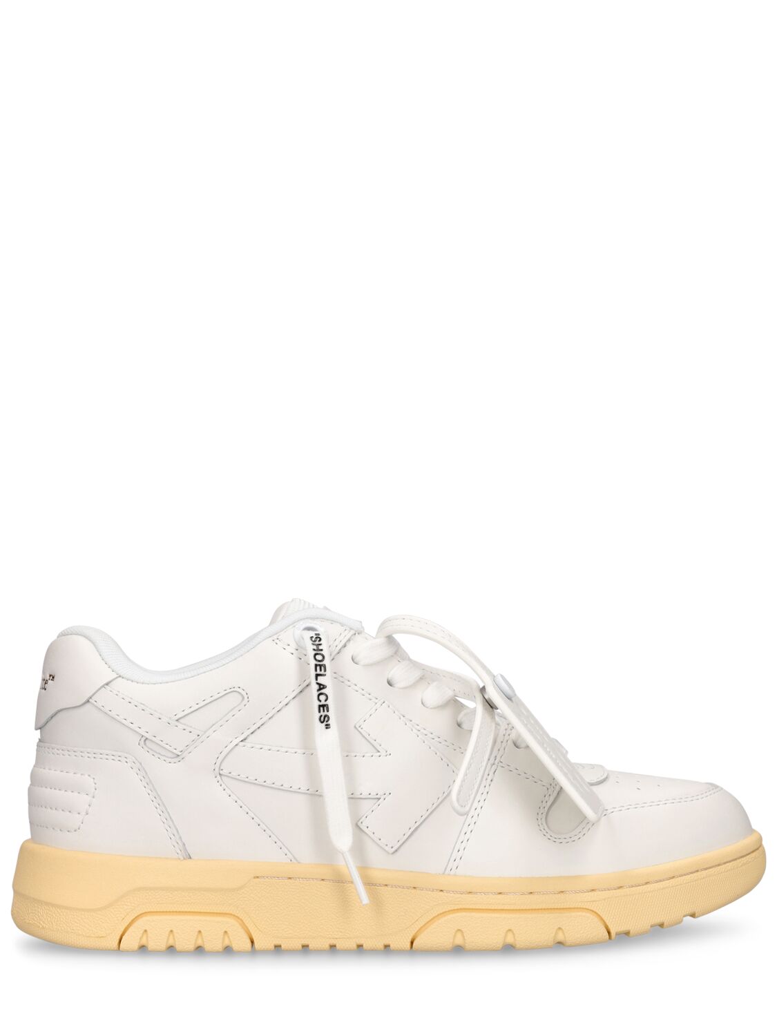 Shop Off-white 30mm Out Of Office Leather Sneakers In White