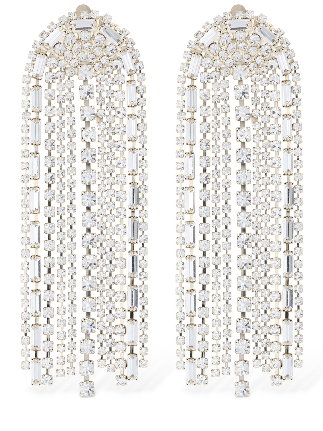 Rosantica Camilla Crystal Drop Earrings In Gold,crystal