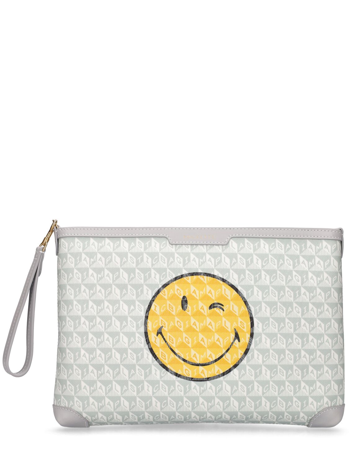 Anya Hindmarch I Am A Plastic Bag Wink Clutch In Frost