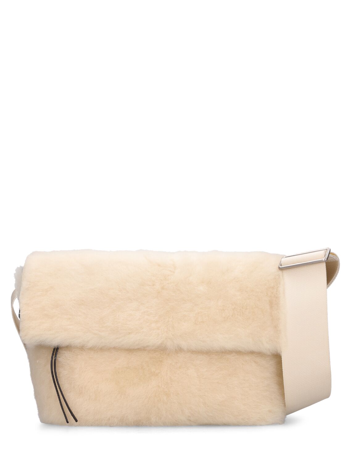 Image of Medium Utility Shearling Crossbody Bag