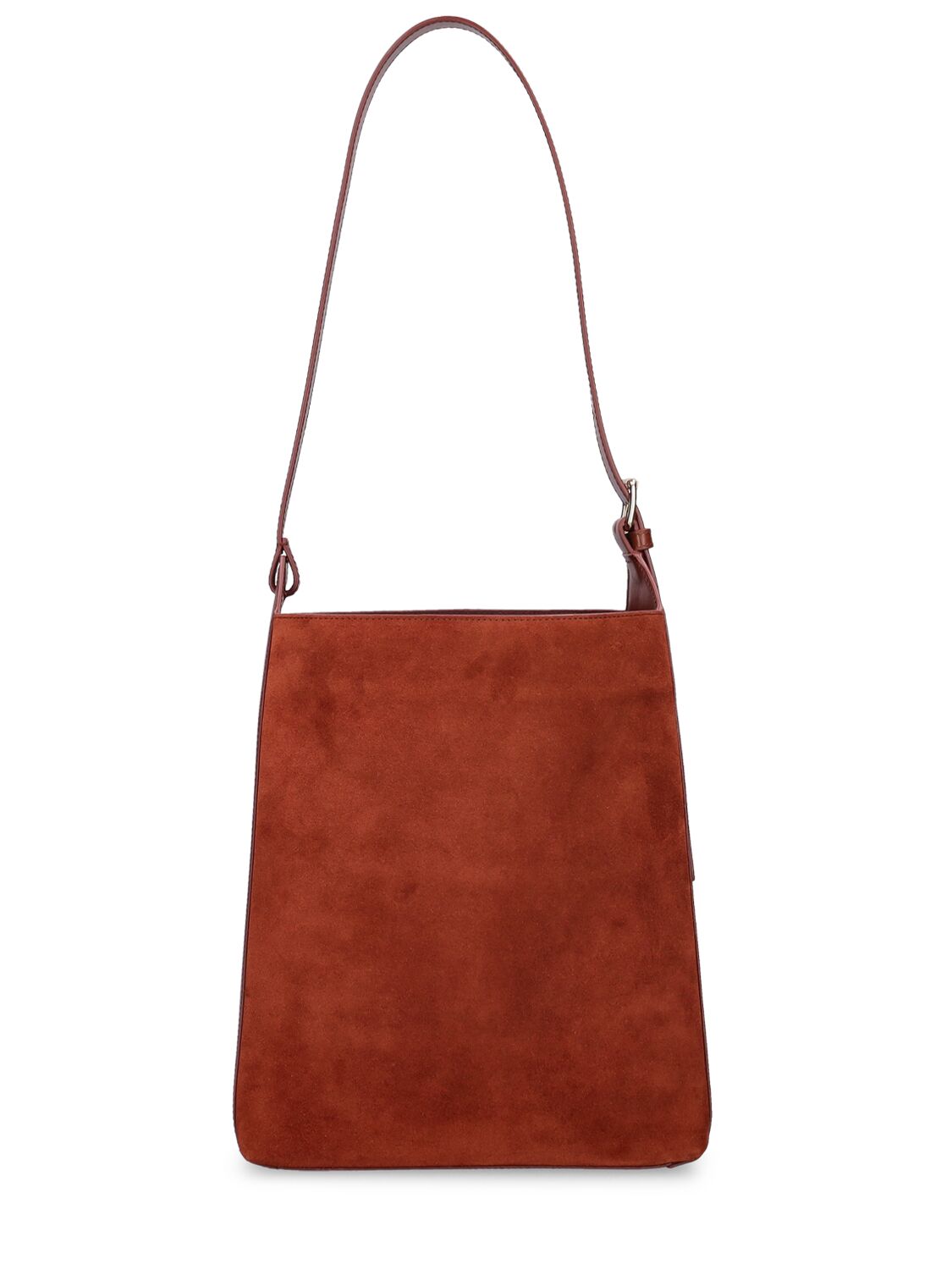 Shop Apc Virginie Leather Shoulder Bag In Brandy