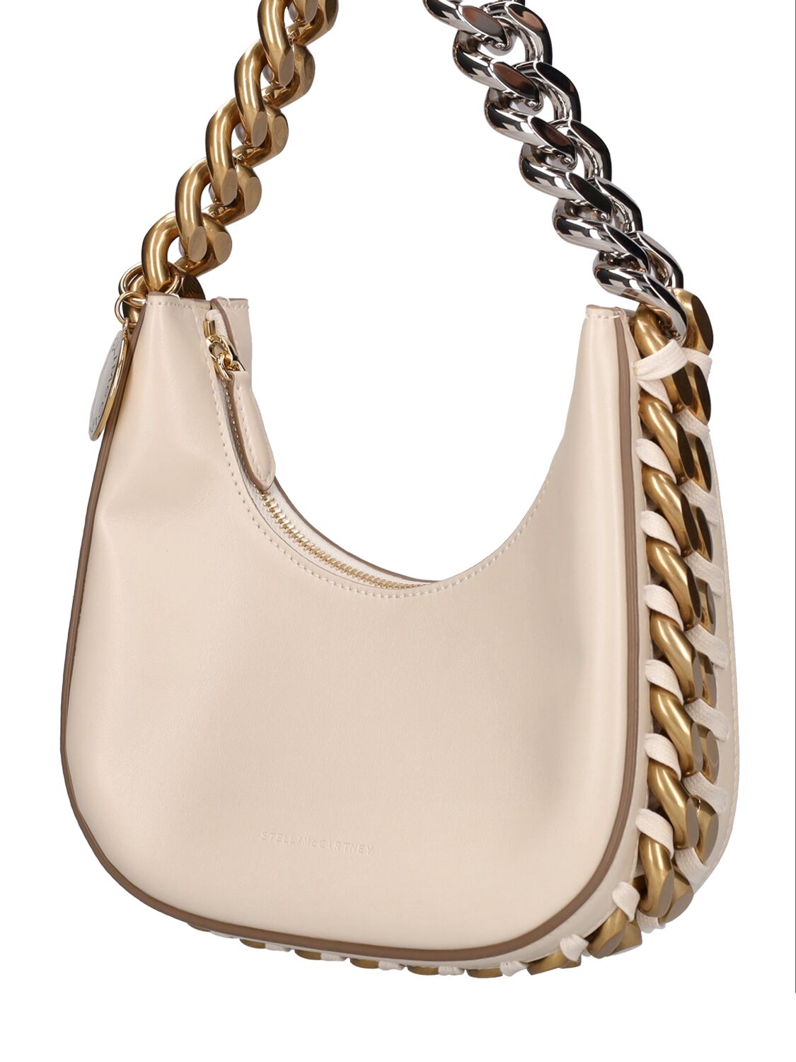 Shop Stella Mccartney Alter Mat Faux Leather Bag In Pure White