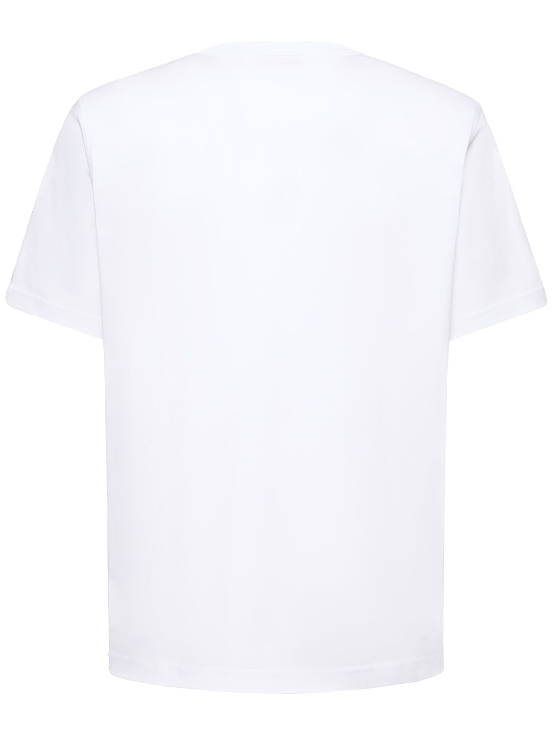 Diesel Oval-d Mold Print Cotton Jersey T-shirt In White