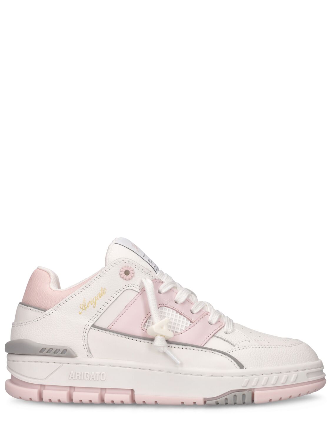 Axel Arigato Area Low Sneakers In White,pink