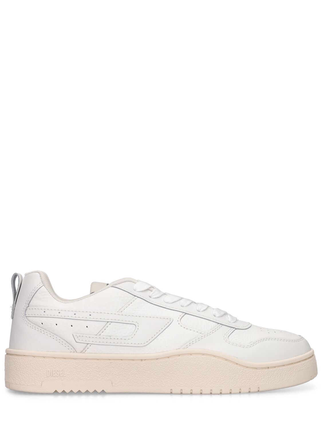 Diesel Ukiyo Low Top Leather Trainers In White