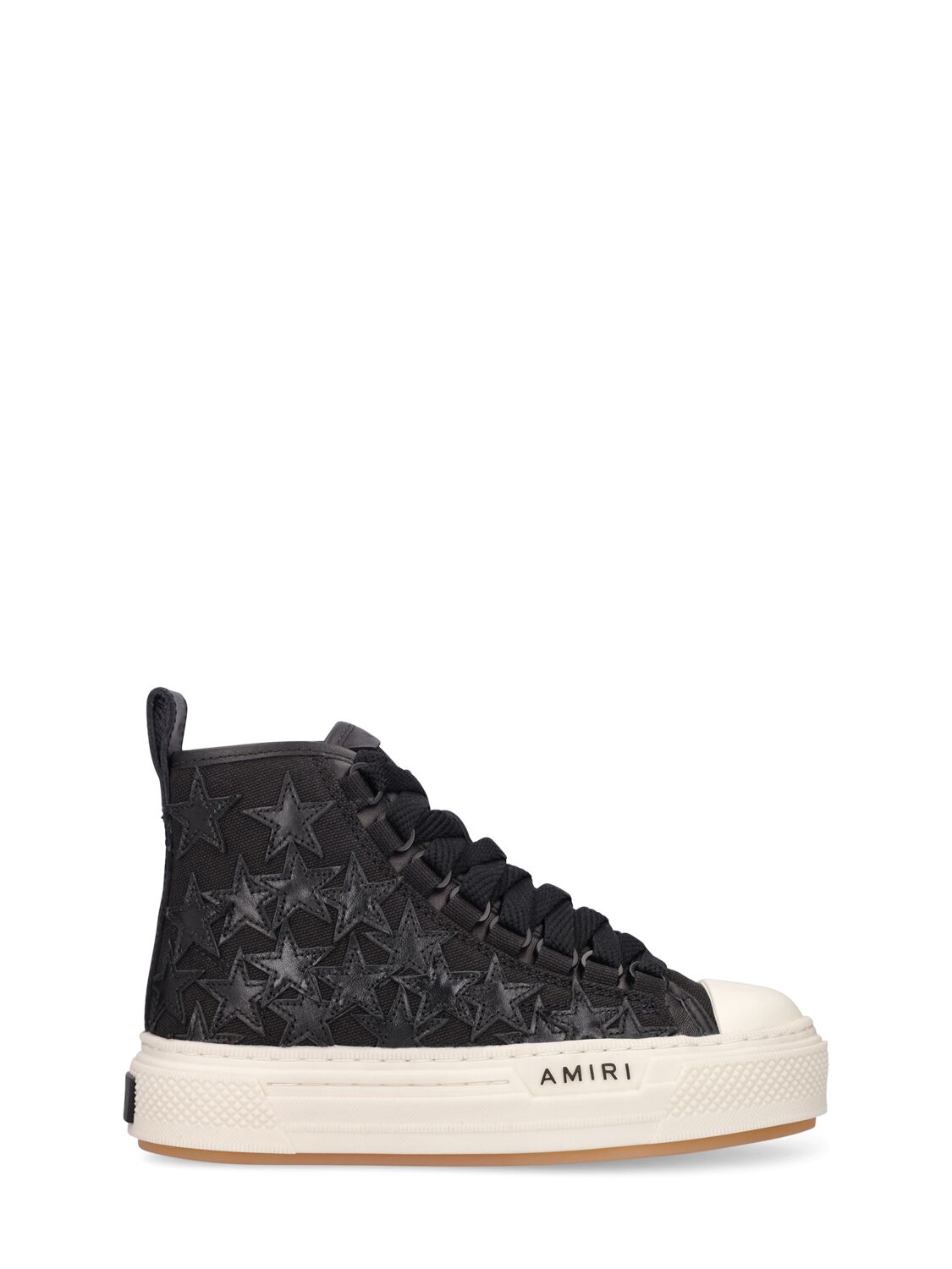 Cotton Canvas Lace-up Sneakers