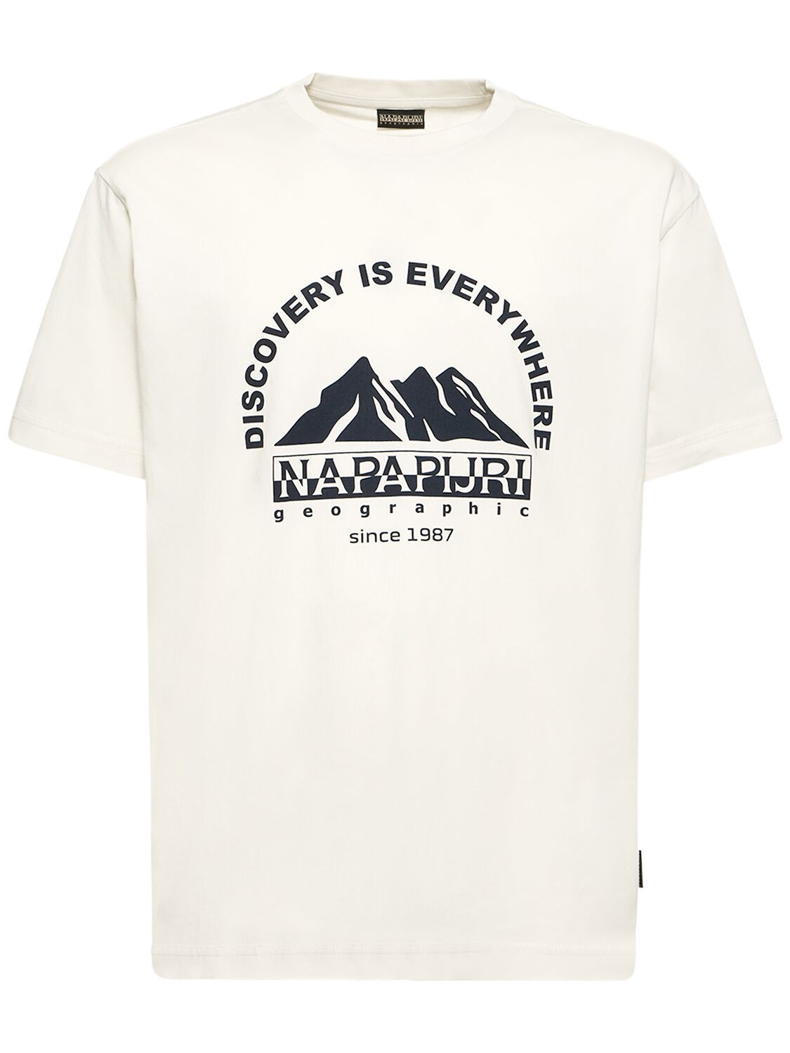 S-freestyle Logo Cotton Jersey T-shirt – MEN > CLOTHING > T-SHIRTS