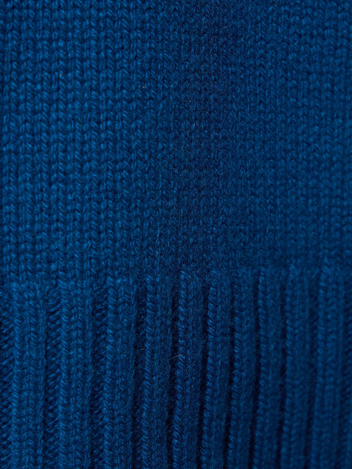 Shop Jil Sander Cashmere Blend Knit Crewneck Sweater In Dark Blue