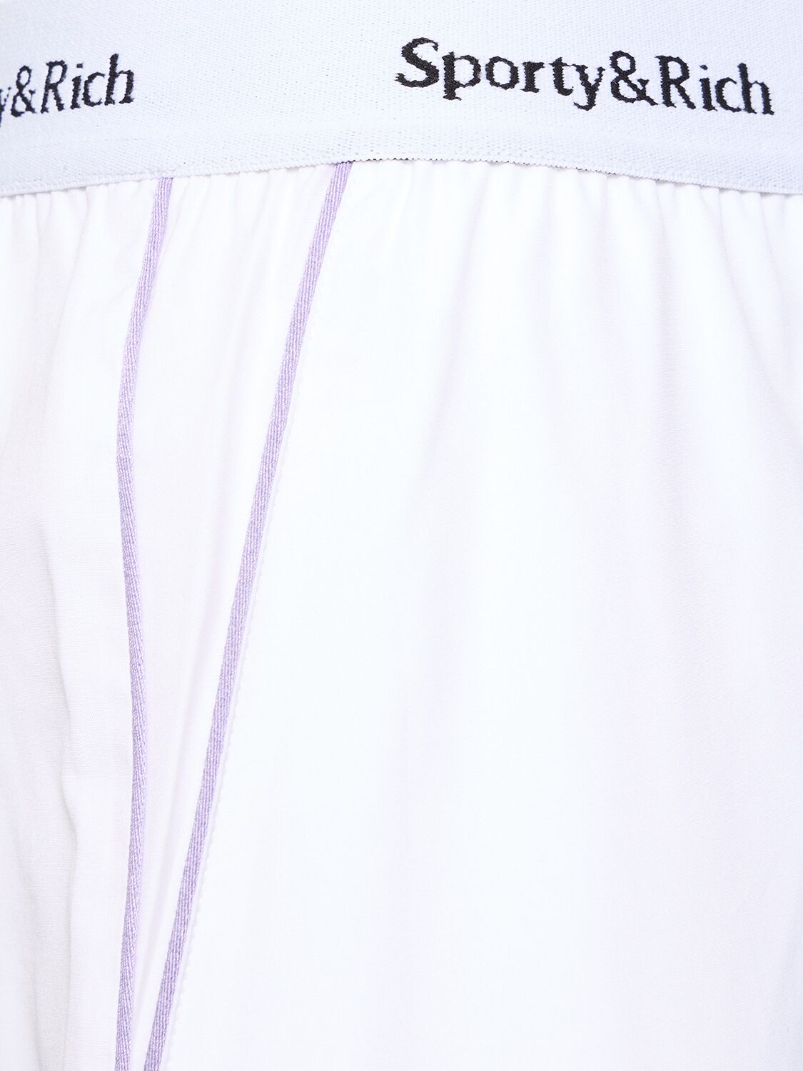 Sporty And Rich Serif Logo Pajama Pants In White