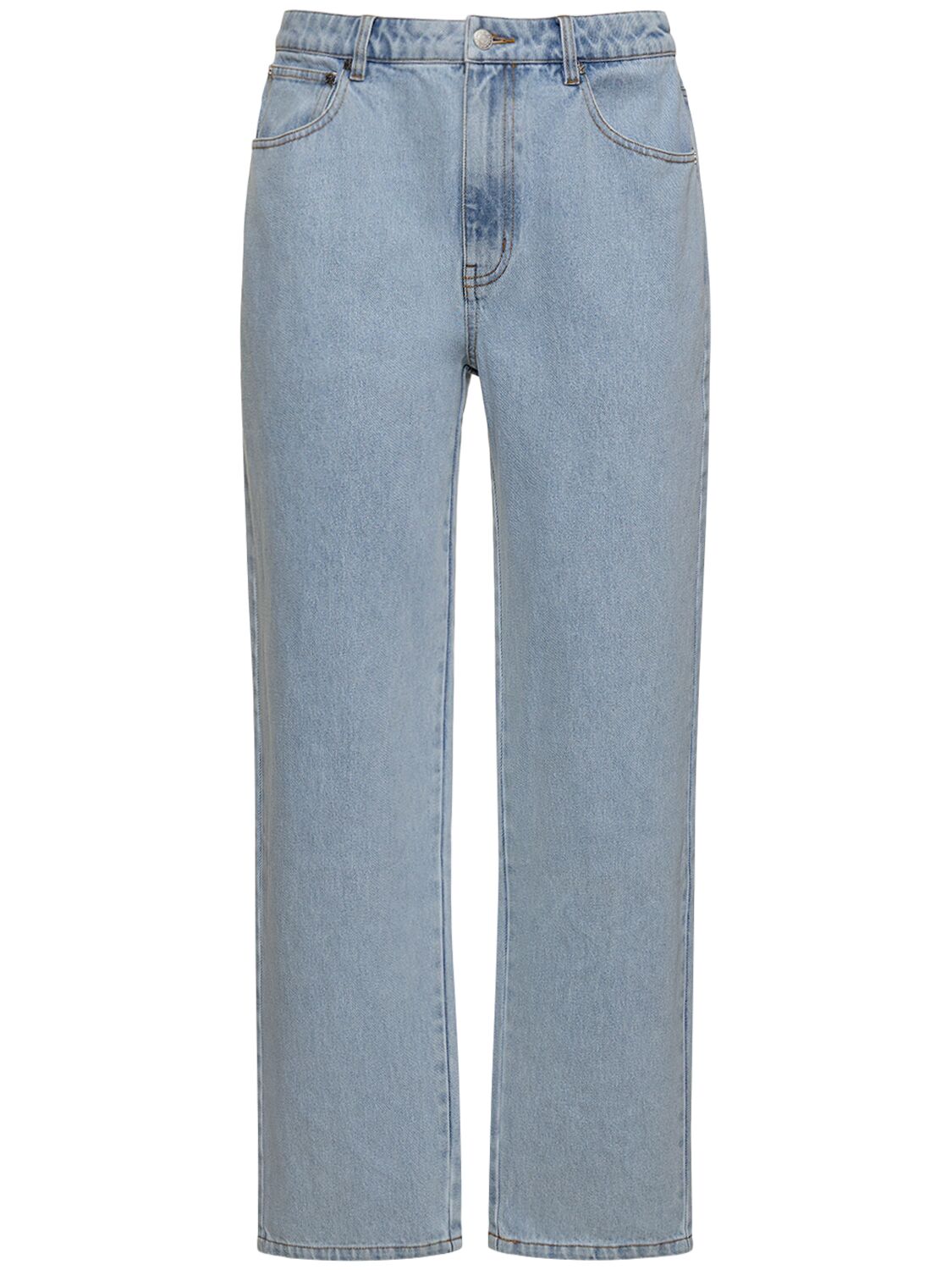 Unknown Embroidered Dagger Baggy Denim Jeans In Blue