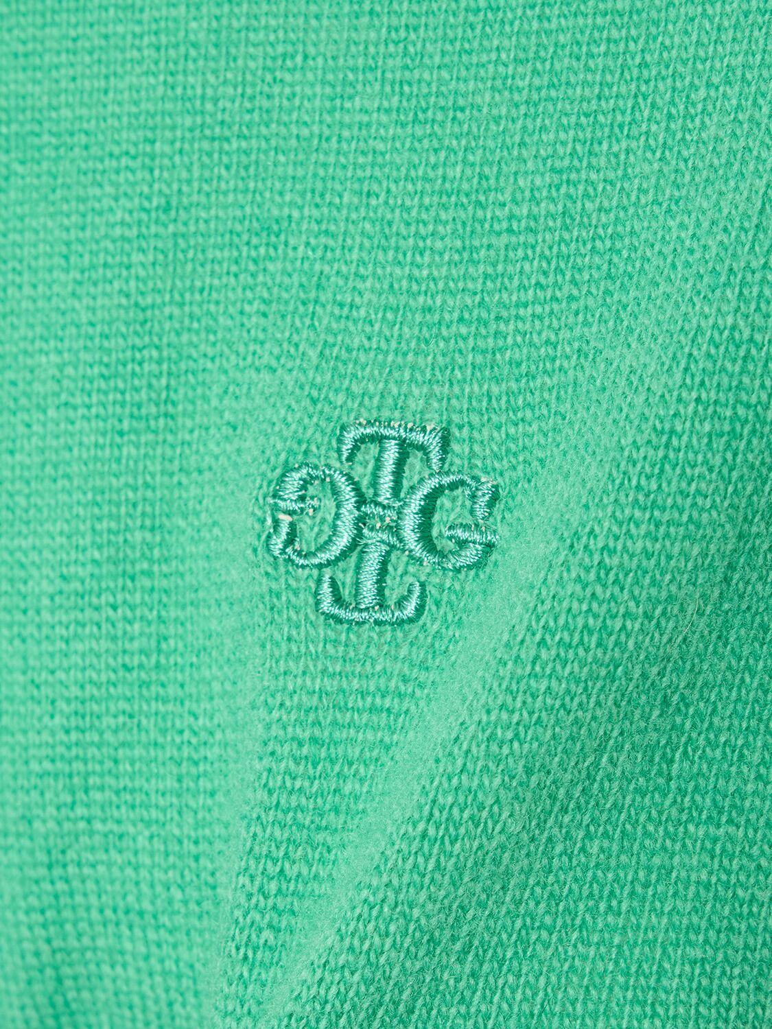 Shop The Garment Como Logo Wool Blend T-shirt In Green