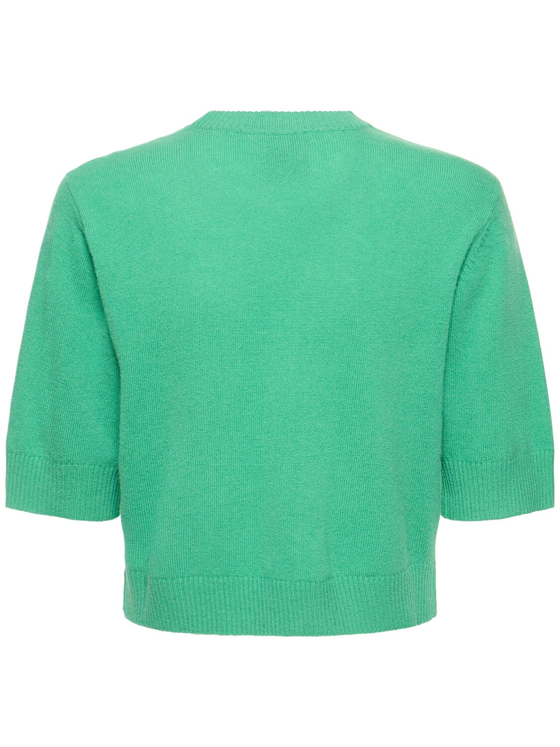 Shop The Garment Como Logo Wool Blend T-shirt In Green