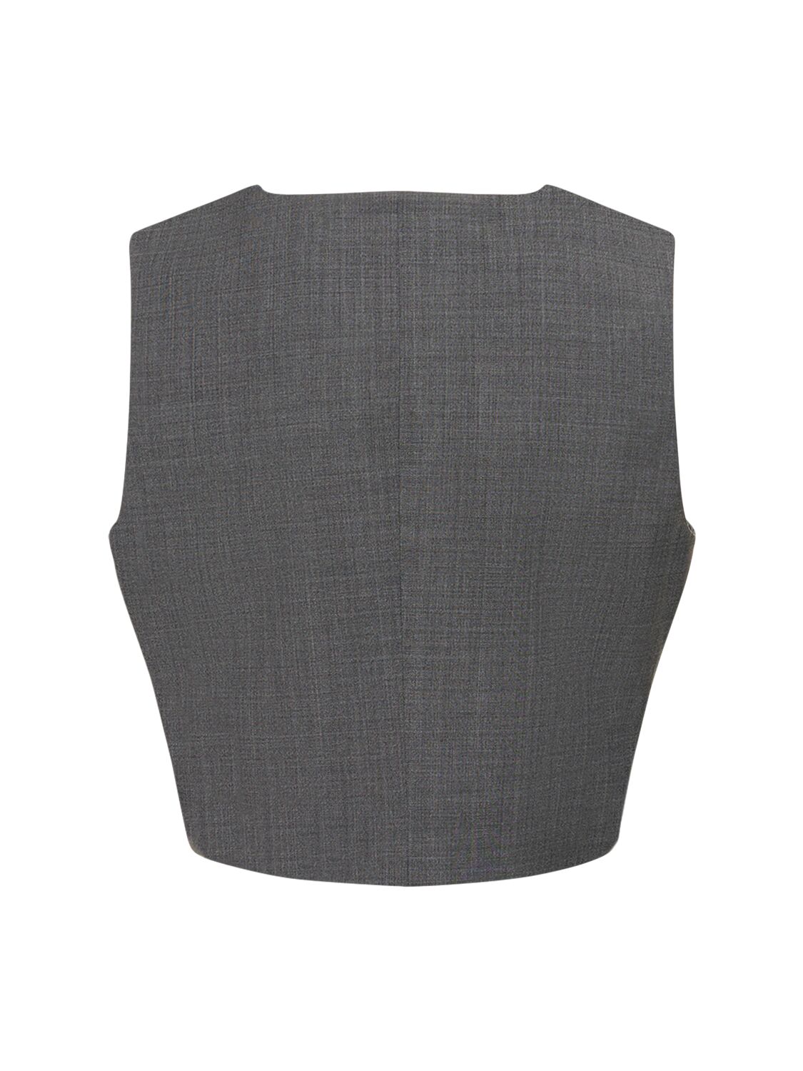 Shop The Garment Pisa Wool Blend Vest In Heather Grey
