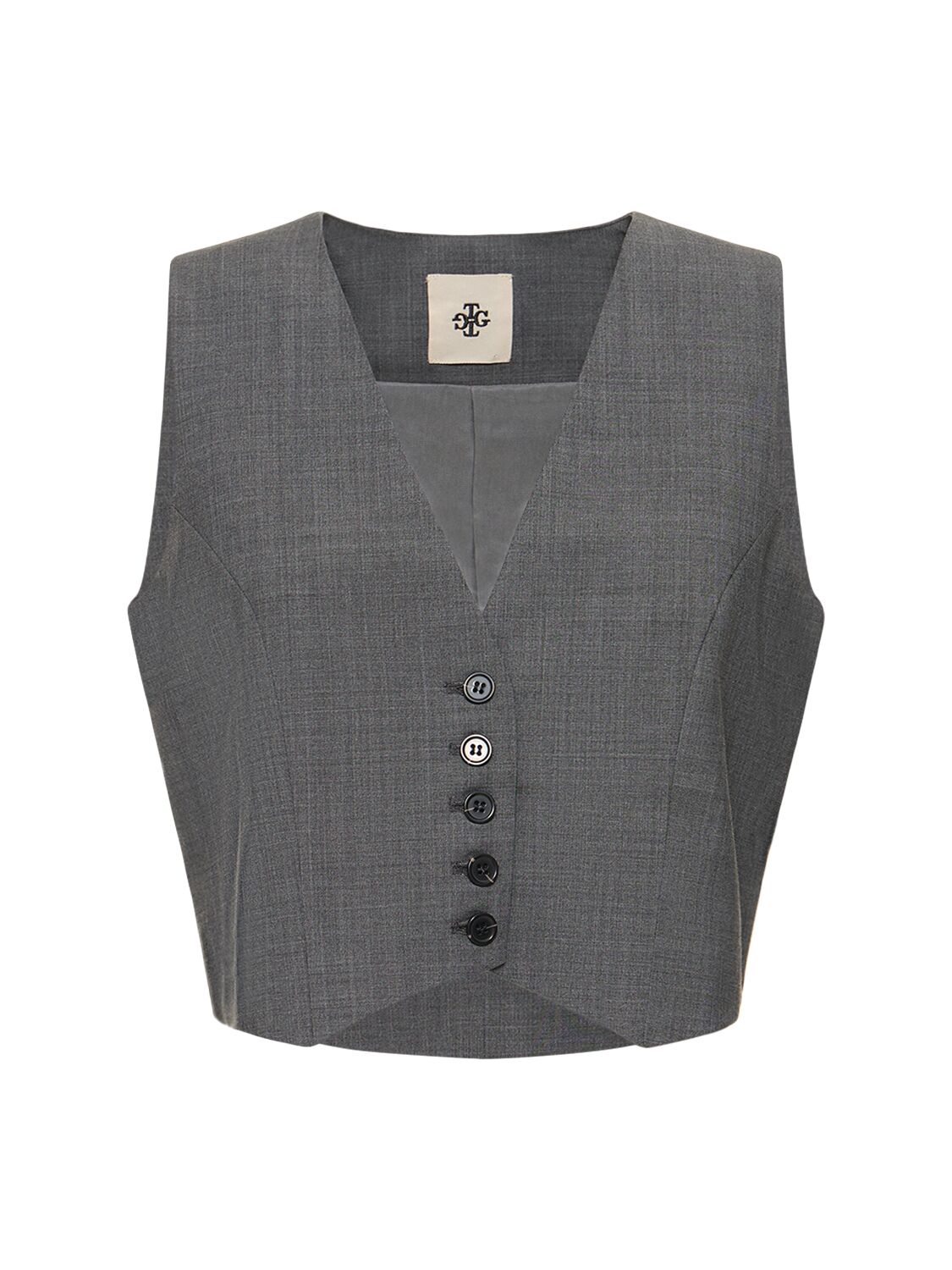 Shop The Garment Pisa Wool Blend Vest In Heather Grey