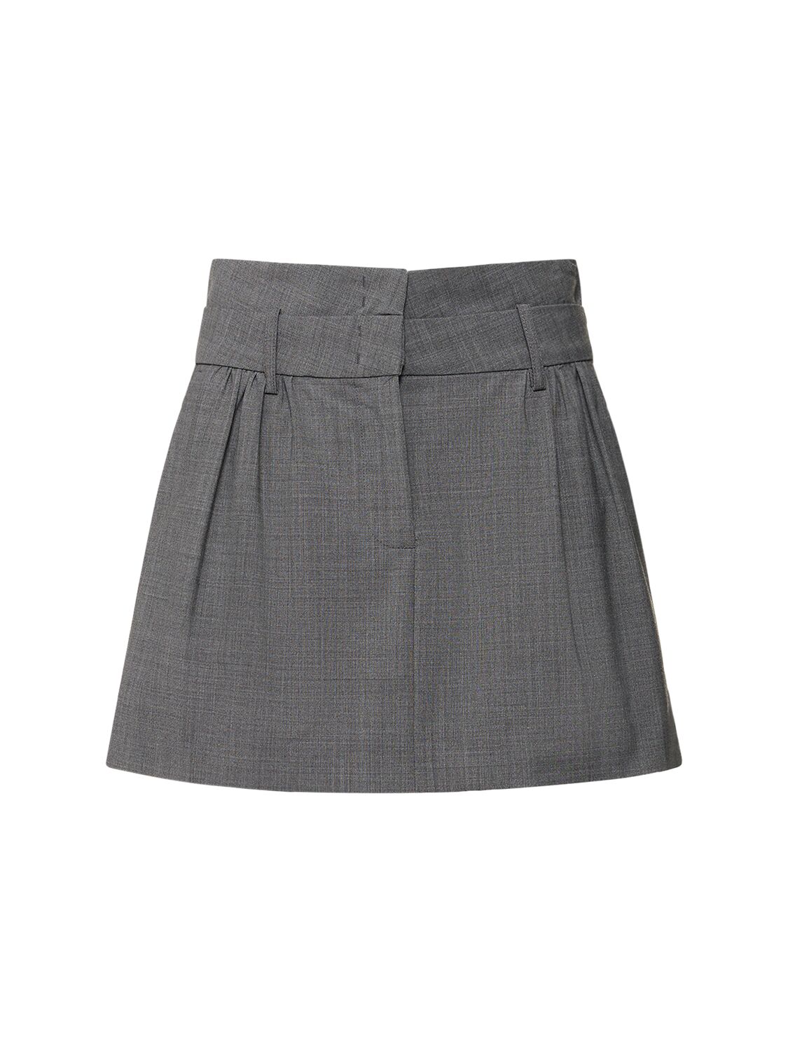 Pisa Wool Blend Mini Skirt