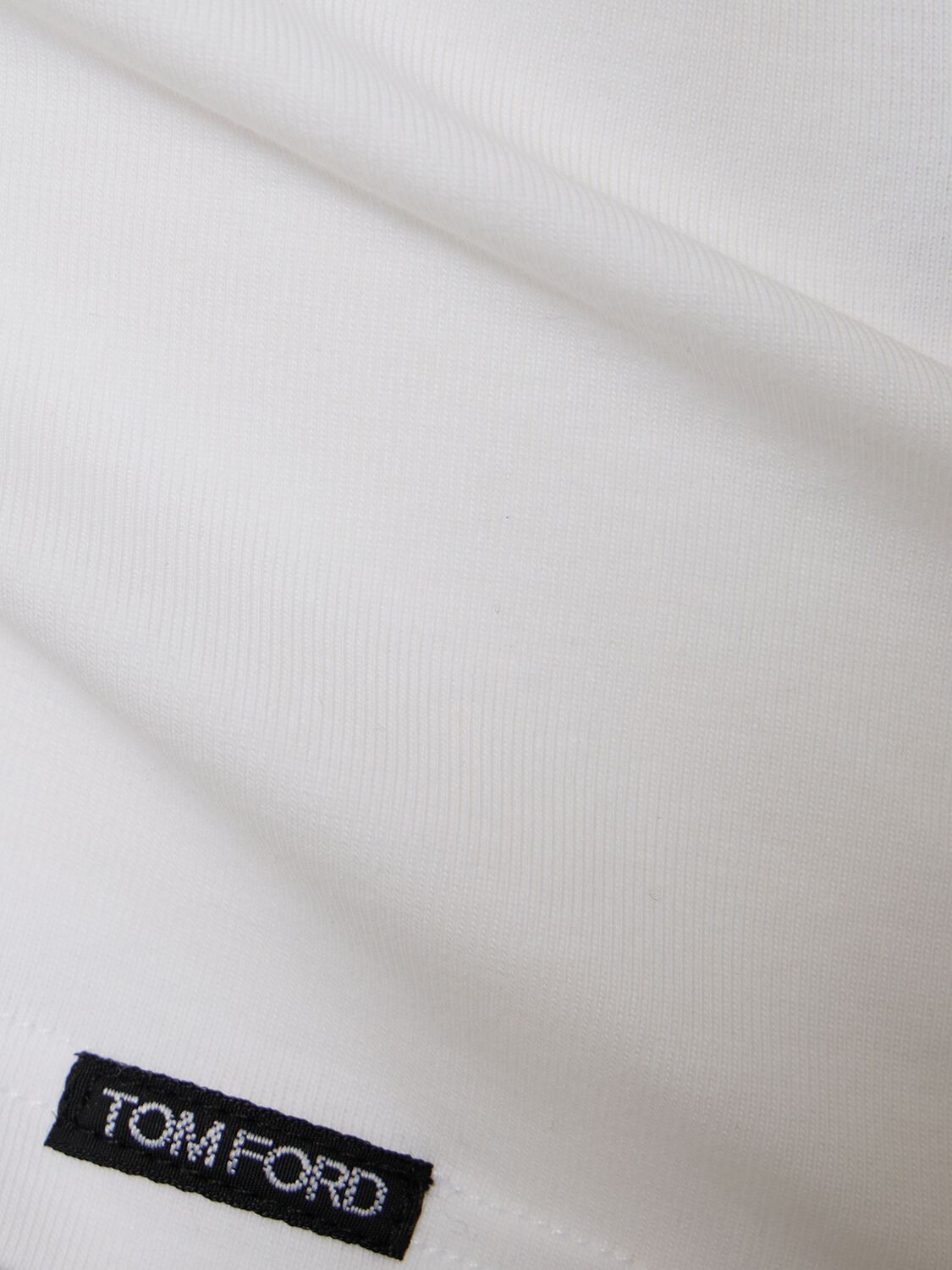 TOM FORD COTTON JERSEY CREWNECK T-SHIRT 