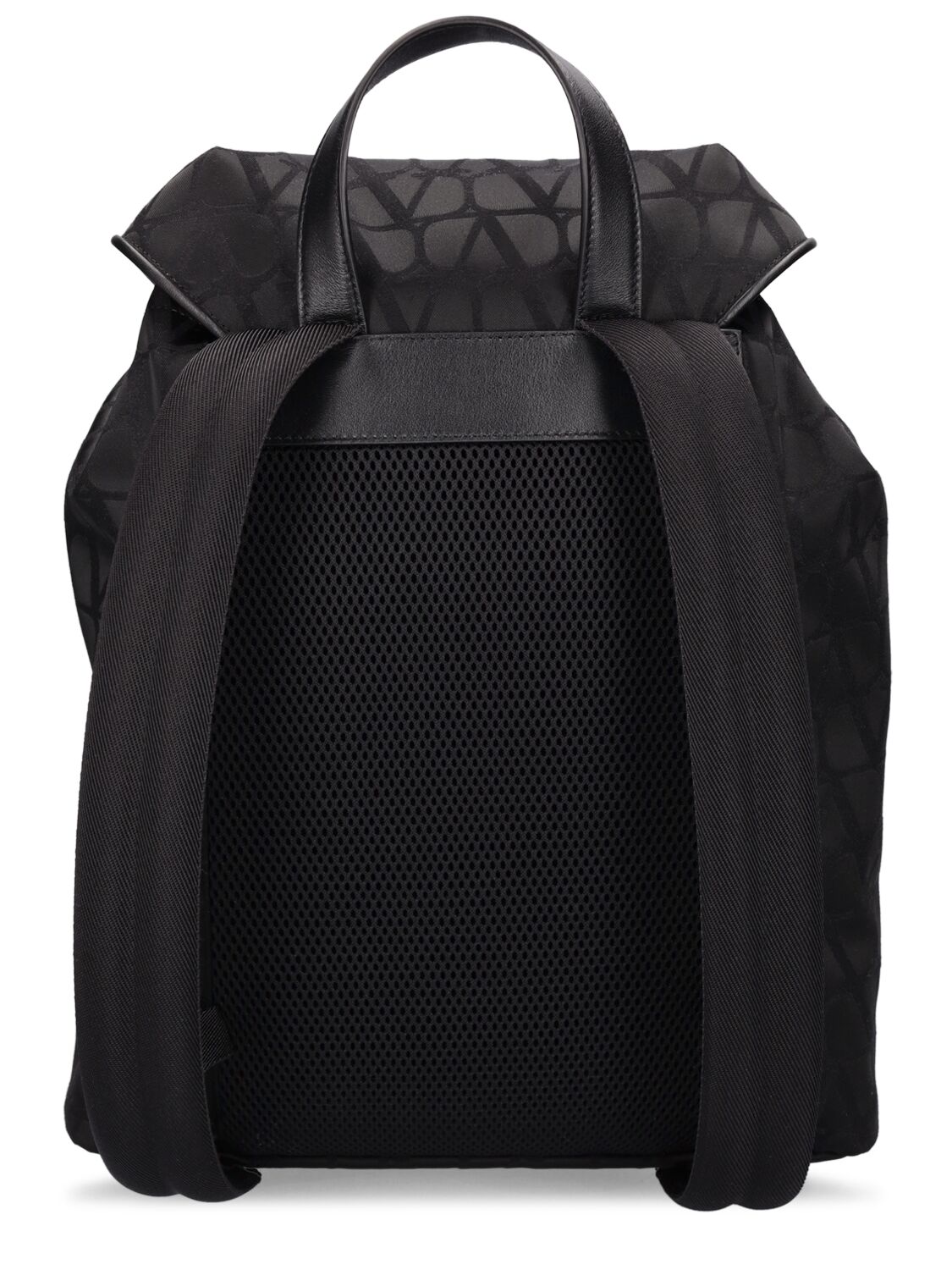 Shop Valentino Toile Iconographe Cotton Blend Backpack In Black