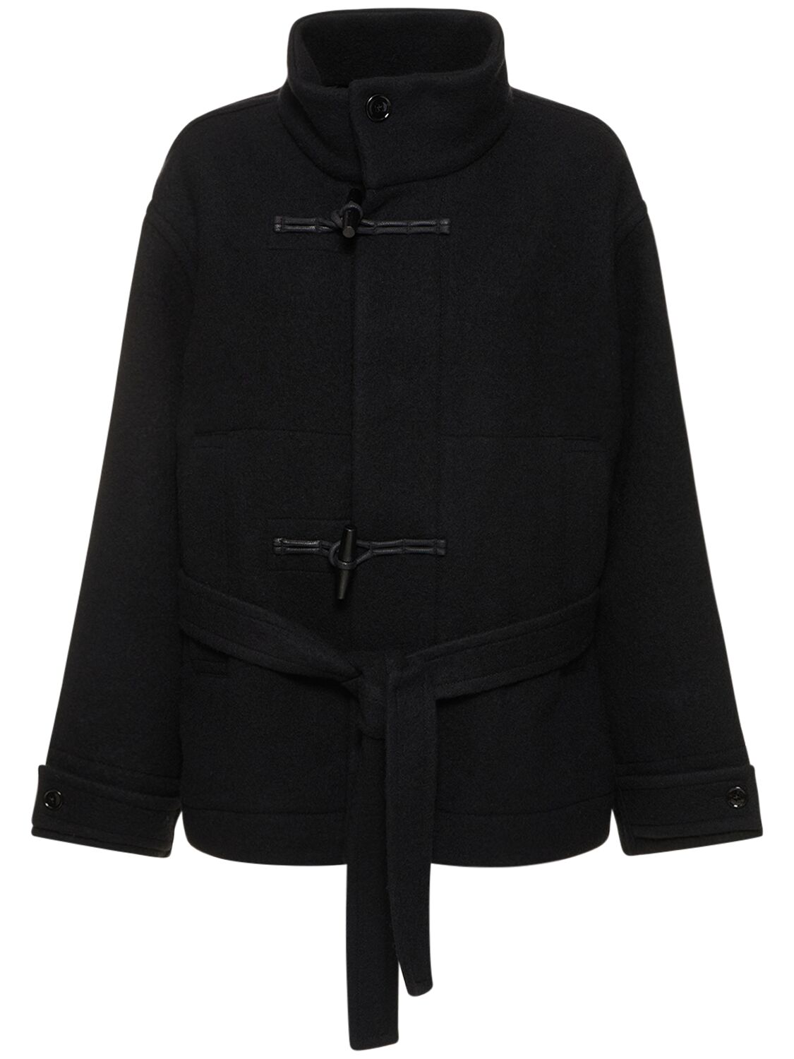 Bathrobe Short Wool Duffle Coat – WOMEN > CLOTHING > COATS
