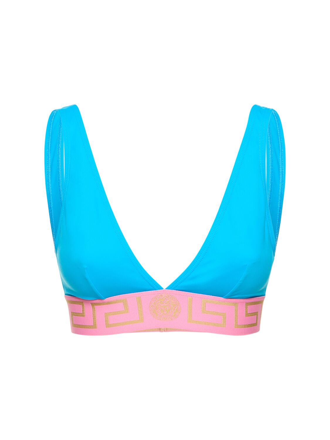 Image of Greca Logo Triangle Bikini Top